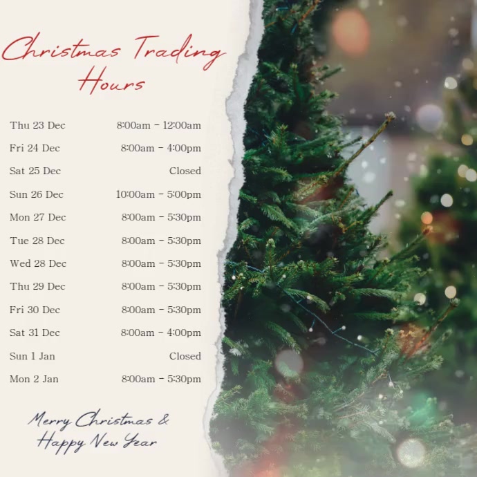 Christmas Trading Shopping Times Hours Template PosterMyWall christmas-trading-shopping-times-hours-template-postermywall