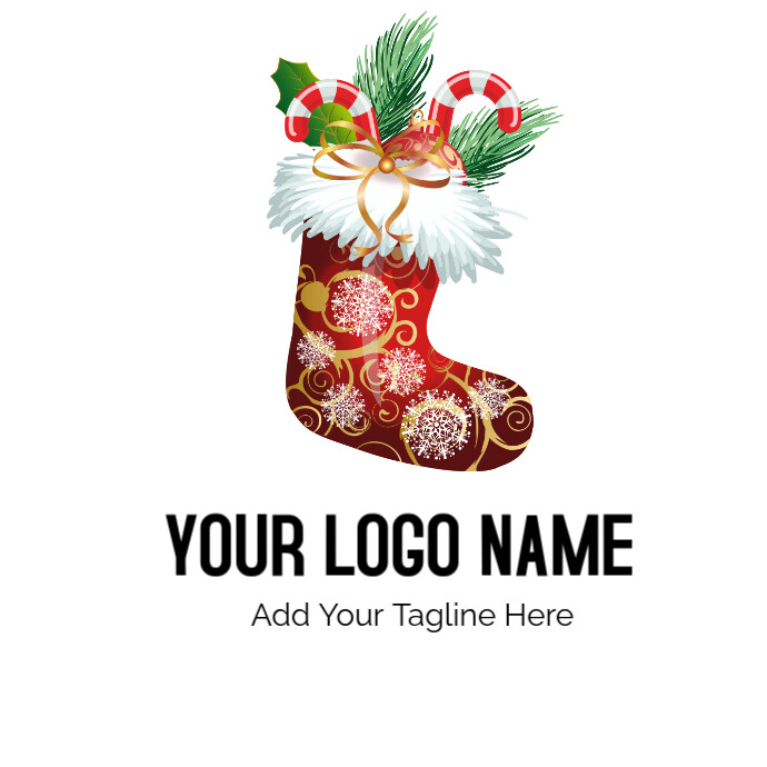 Christmas Tree Christmas Ing Logo Template | PosterMyWall