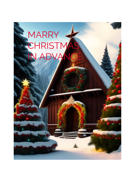 Christmas Tree Template PosterMyWall christmas-tree-template-postermywall