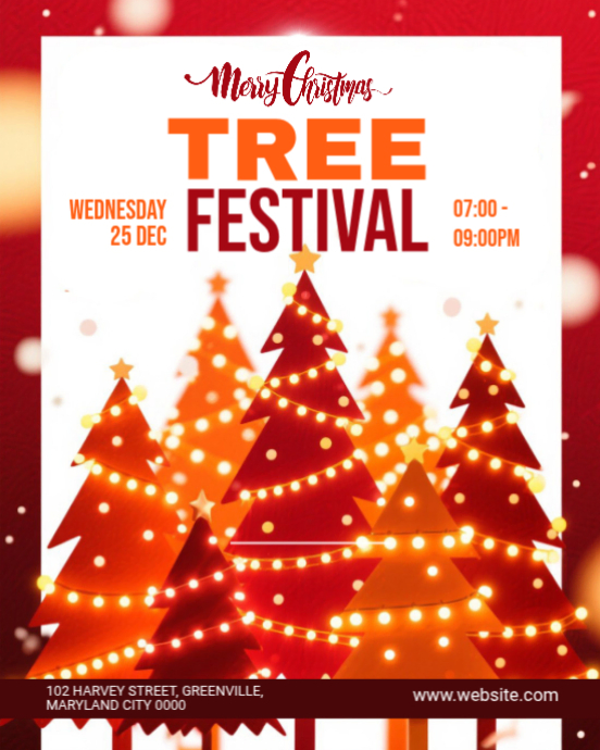 Christmas Tree Festival Template | PosterMyWall