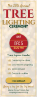 白色 Christmas Tree Lighting Ceremony Isigamu Sekhasi Lencwadi Template