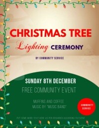Tree Lighting Flyer.pdf CHRISTMAS TREE LIGHTING CEREMONY Template | PosterMyWall