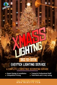 Christmas Tree Lighting Tumblr Graphic template