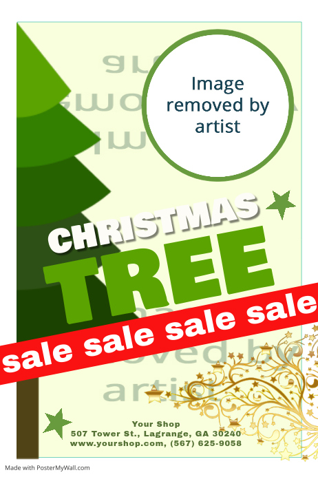 christmas tree sale Template  PosterMyWall