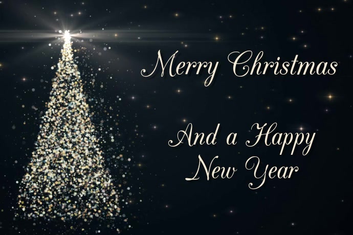 Download Christmas Tree Sparkles Template Postermywall