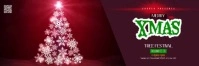 Christmas Tree Twitter Banner template