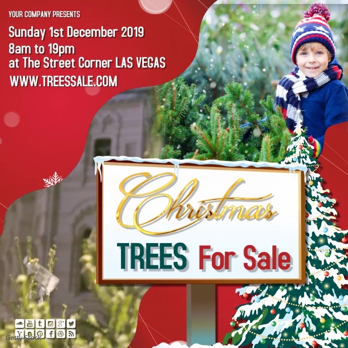 christmas trees insta video Template | PosterMyWall