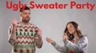 Christmas Ugly sweater party video template Umbukiso Wedijithali (16:9)