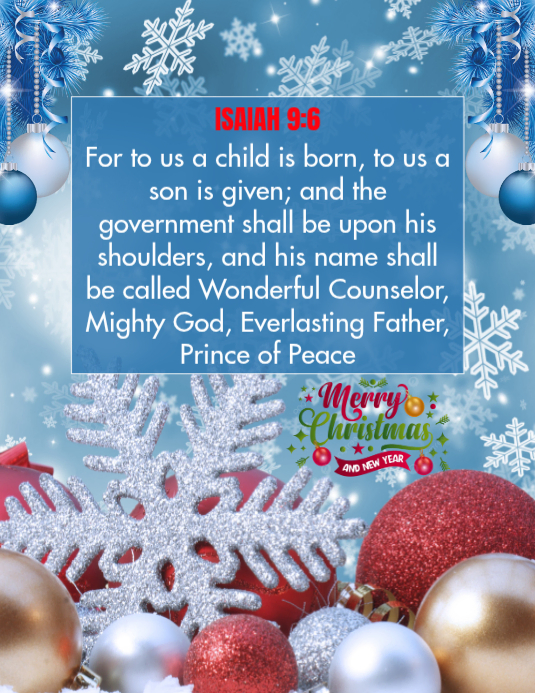 Christmas Verse Ad Template | PosterMyWall