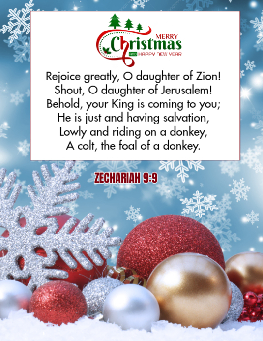 Christmas Verse Ad Template | PosterMyWall