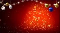 Christmas Video  Digital Display (16:9) template