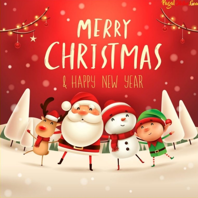christmas video status Instagram Post template