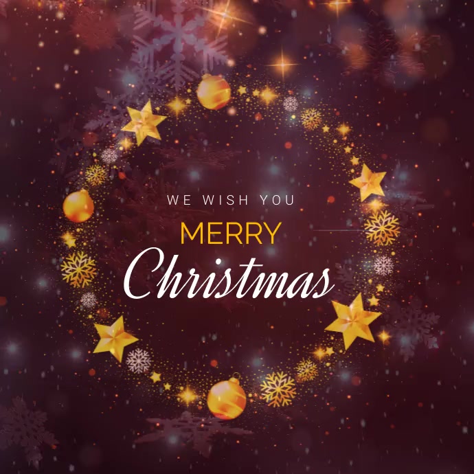 Christmas Video Template PosterMyWall Christmas Video Template PosterMyWall