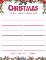 Sign Up Sheet Template | PosterMyWall