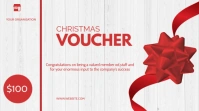 Christmas Voucher Digital Display (16:9) template
