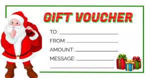 Christmas Voucher Facebook-annonce template
