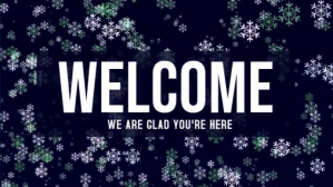 Christmas Welcome POSTER Digitalt display (16:9) template