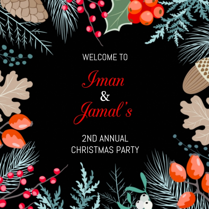 Copy of Christmas Welcome Sign | PosterMyWall