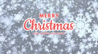 christmas winter falling Digital na Display (16:9) template