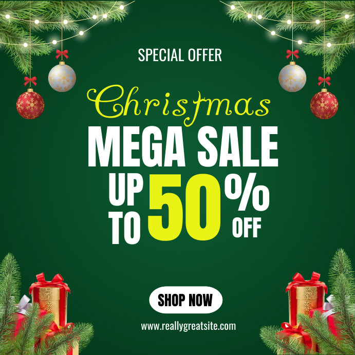Copy of CHRISTMAS WINTER SALE FLYERS | PosterMyWall