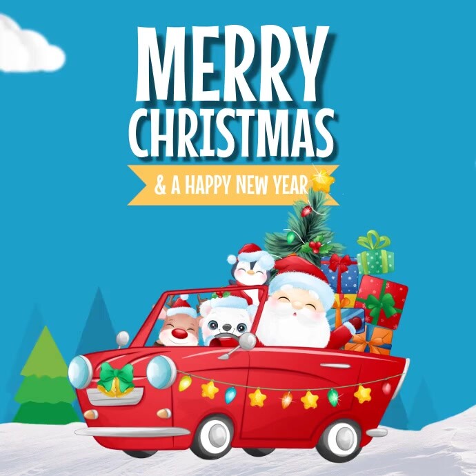 christmas wish, christmas video, christmas Wpis na Instagrama template