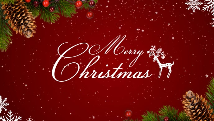 Weihnachtswunsch Facebook Cover Vorlage Postermywall