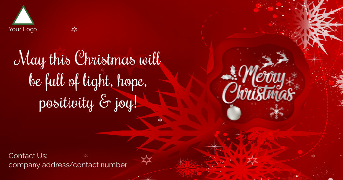 Christmas wish facebook poster Template | PosterMyWall