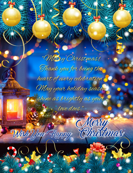 Christmas wish quotes messages greeting Template | PosterMyWall