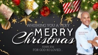 CHRISTMAS WISHES BACKGROUND TEMPLATE Facebook Cover Video (16:9)