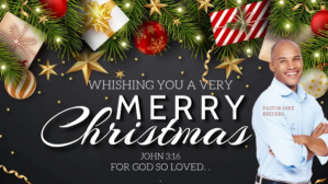 黑色 Christmas Greeting Facebook-covervideo Template