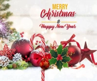 Christmas wishes Large Rectangle Malaking Rektangle template