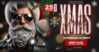 christmas xmas party template Imagen Compartida en Facebook