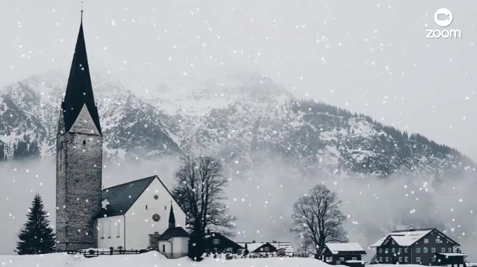 This is fine Christmas Zoom Video Conference Background Template | PosterMyWall