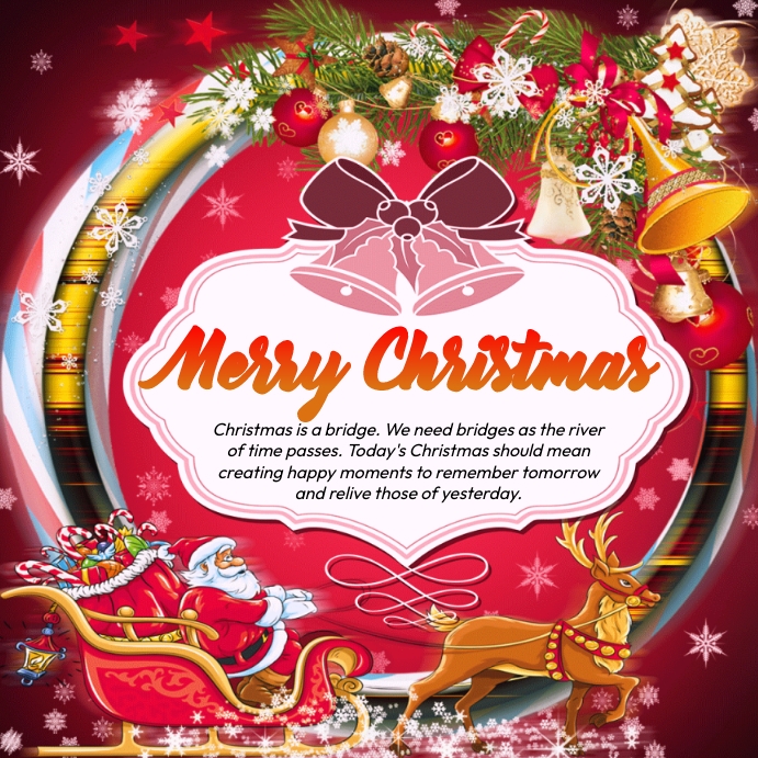 chritmas cards (1) Post Instagram template