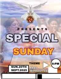 CHUCH POSTER TEMPLATES Flyer (US Letter)