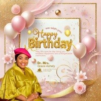 church, birthday Instagram 帖子 template