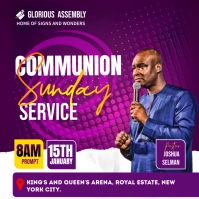 Church, church conference, new year Eve ser Instagram Post template