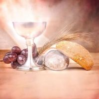 Braun Holy Communion Instagram Post Template
