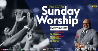 church, concert flyer Facebook Shared Image template