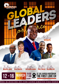 Church, Conference A2 template