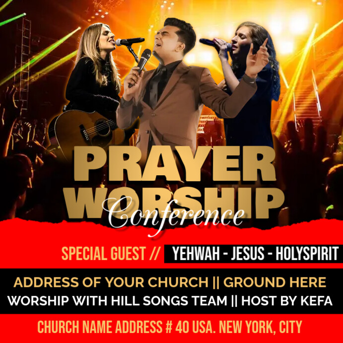 Copy of church, christian, worship, event, meeting, | PosterMyWall
