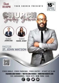 church (2) A5 template