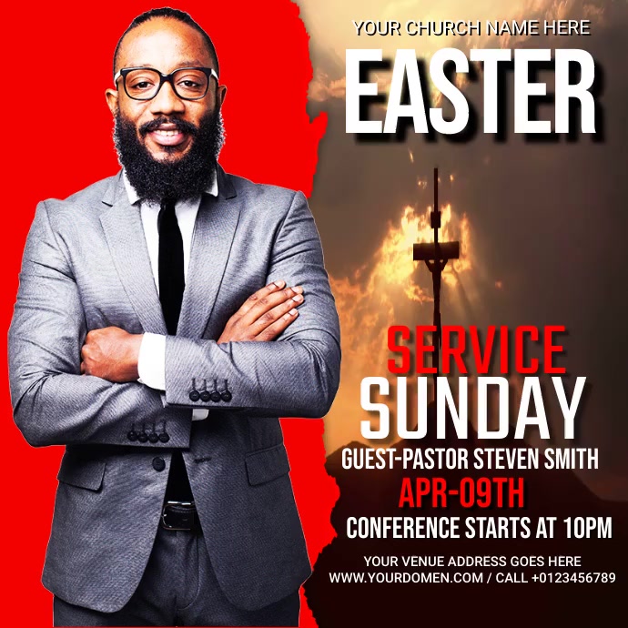 CHURCH (5) Wpis na Instagrama template