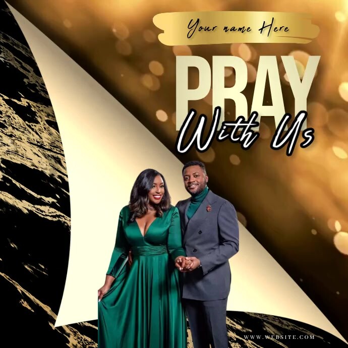 church 21 days fasting and prayer pray design Template | PosterMyWall