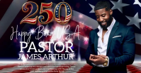 Church 4th of July Celebration Video Design Template Gambar Bersama Facebook