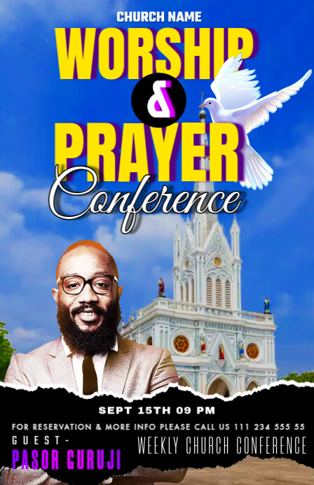 Church Advertisement church ad Template | PosterMyWall