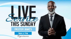 CHURCH AD POSTER TEMPLATE YouTube-miniature