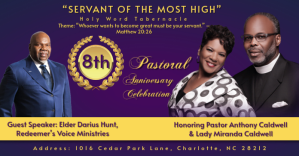 Purple Pastoral Anniversary Celebration Imagen Compartida en Facebook Template