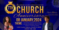 Church Anniversary , conference , pastor AND Facebook Event Cover template