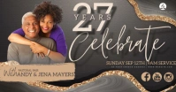 CHURCH ANNIVERSARY BIRTHDAY DESIGN Template Gambar Bersama Facebook